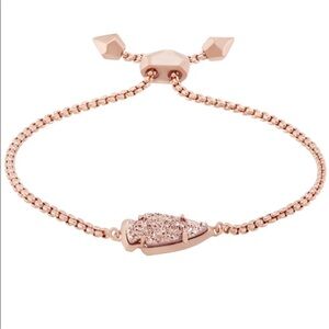 Kendra Scott Rose Gold Druzy “Kathleen” Bracelet